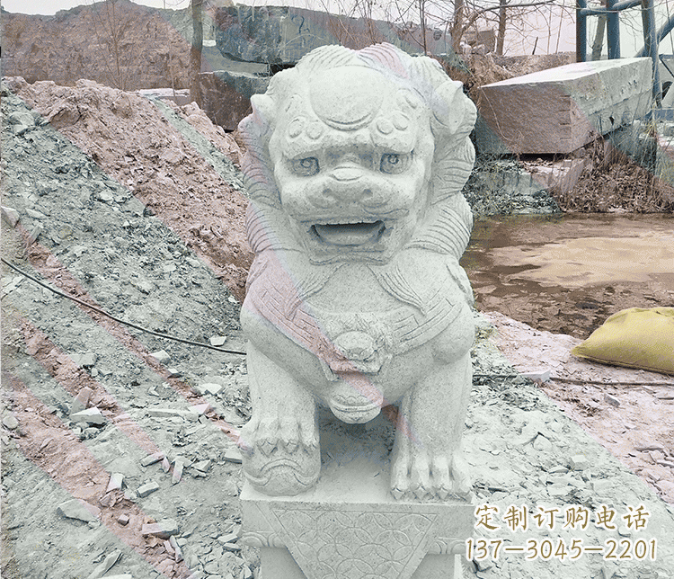 商丘公园石雕狮子