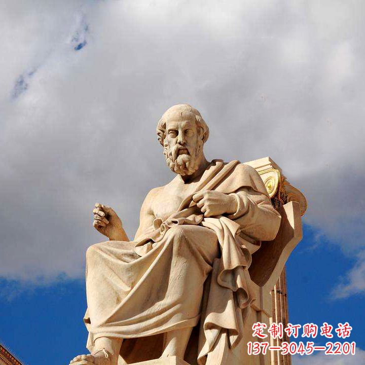 商丘柏拉图砂岩石雕景观-公园广场世界知名人物雕塑