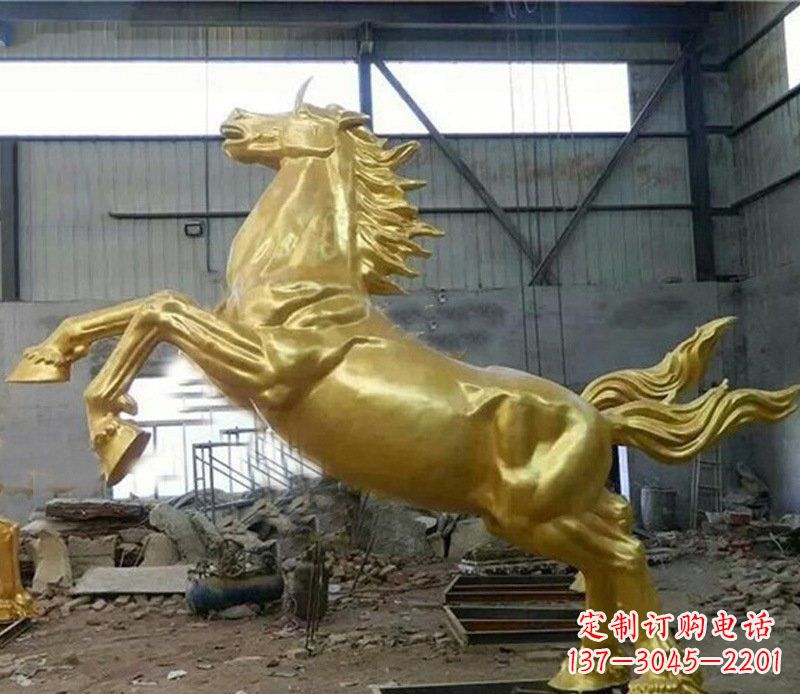 商丘精致马铜雕塑