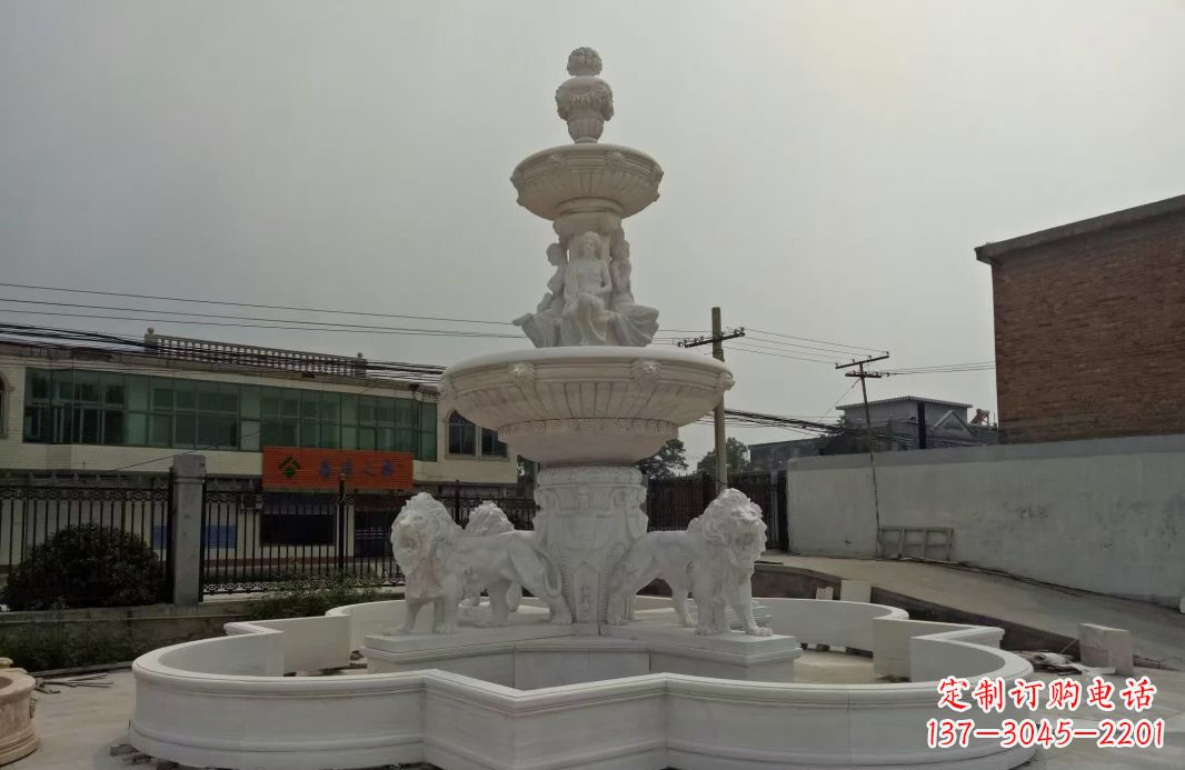 商丘别墅大型欧式喷泉石雕