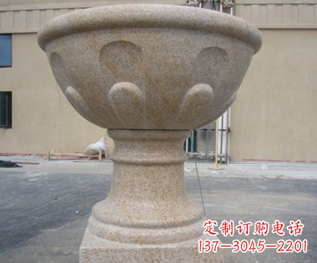 商丘别墅景观花盆石雕