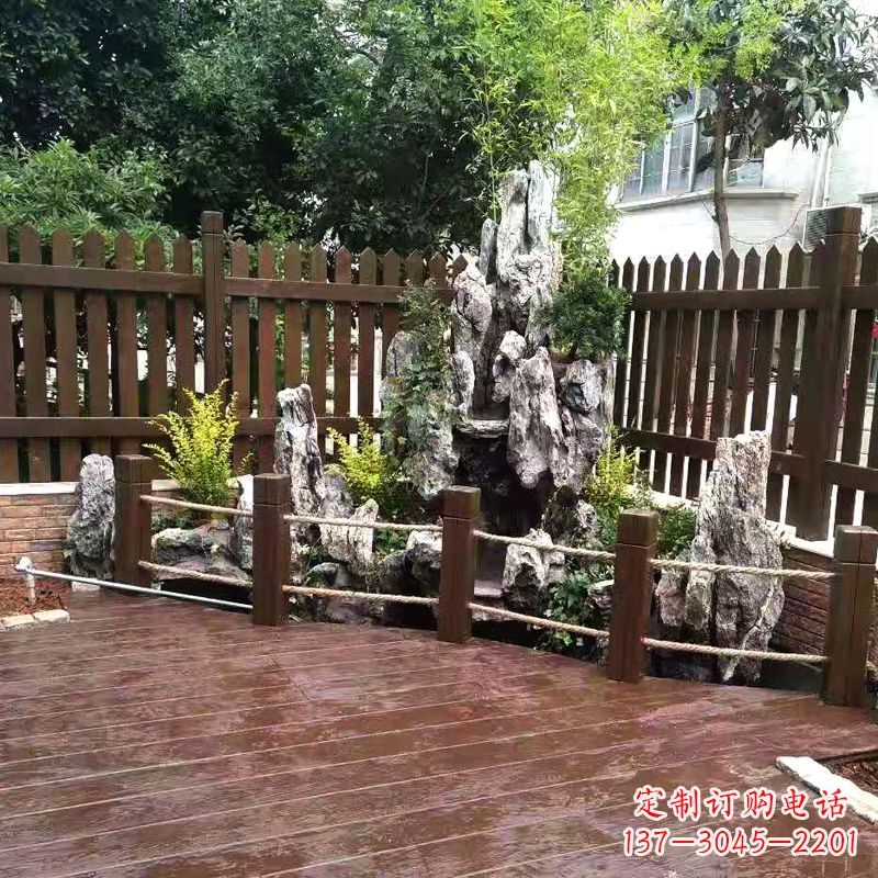 商丘别墅庭院假山