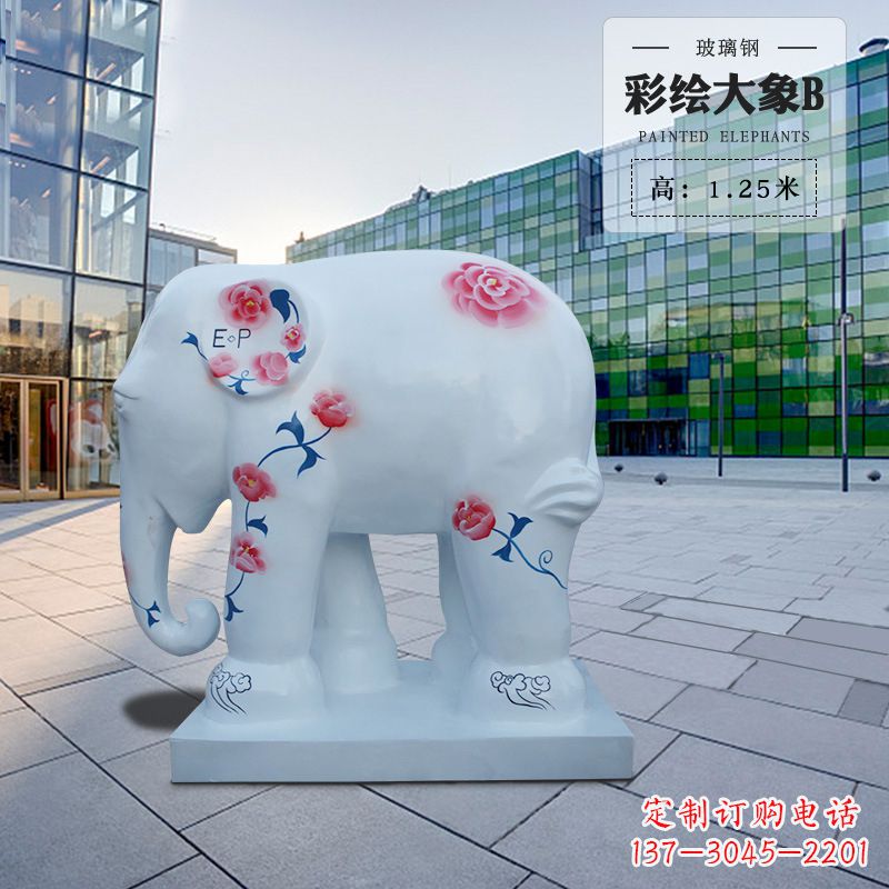 商丘玻璃钢大象雕塑