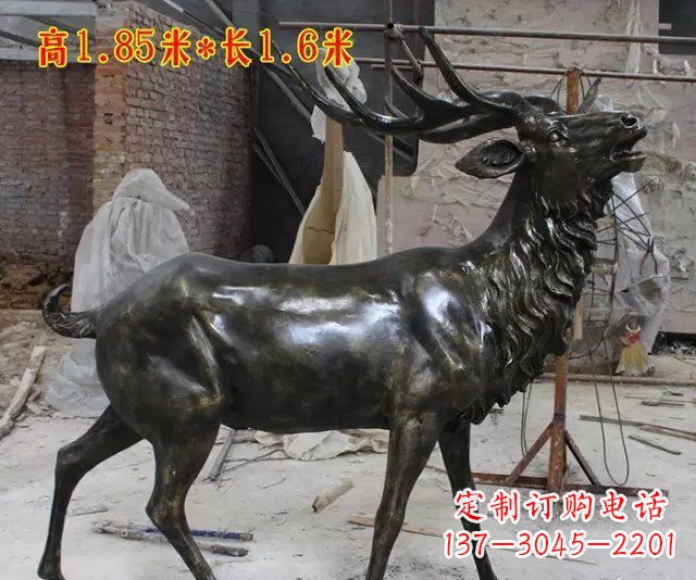 商丘玻璃钢仿铜动物雕塑