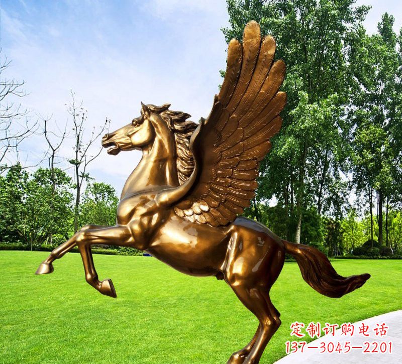 商丘玻璃钢仿铜动物马雕塑精美的艺术品
