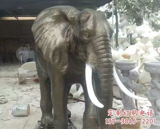 商丘玻璃钢大象雕塑——一座非凡的雕塑