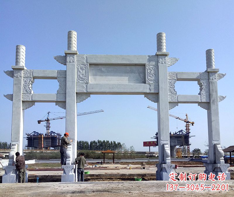 商丘玻璃钢牌坊雕塑