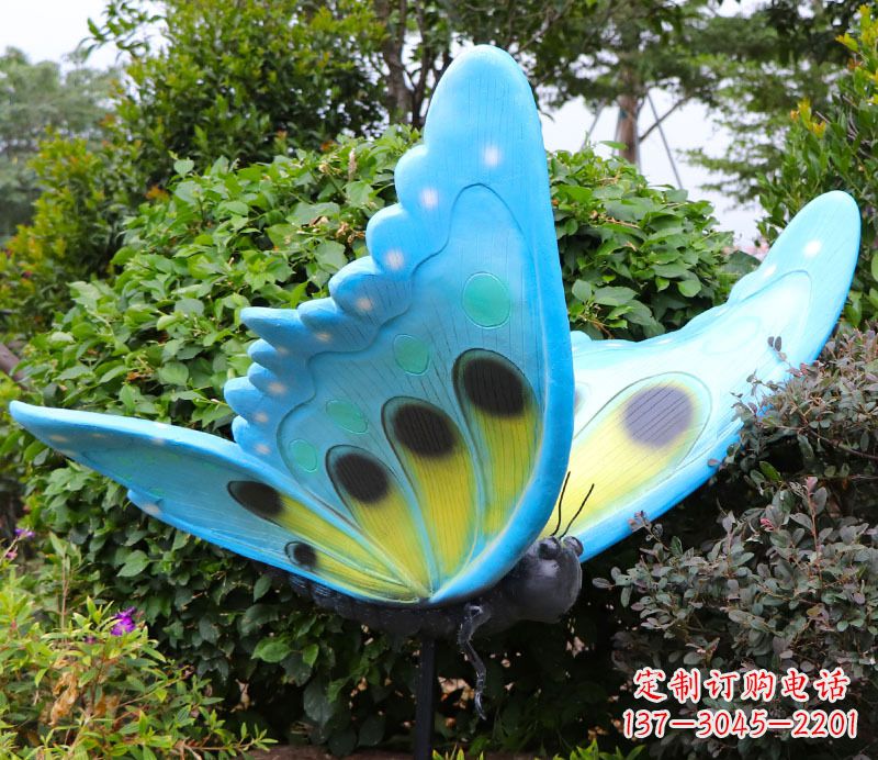 商丘玻璃钢树脂仿真蝴蝶雕塑