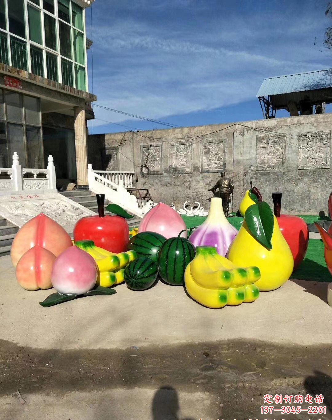 商丘玻璃钢水果雕塑一种别致的艺术