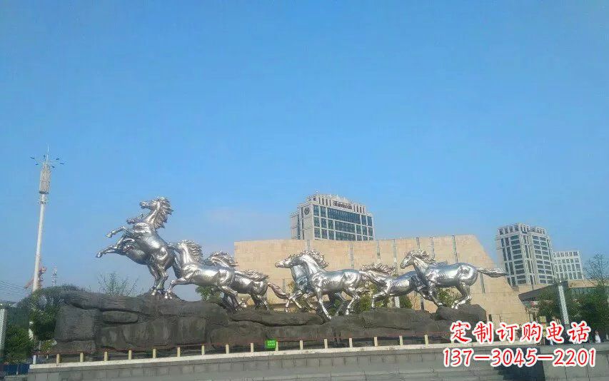 商丘不锈钢动物雕塑精美的艺术品