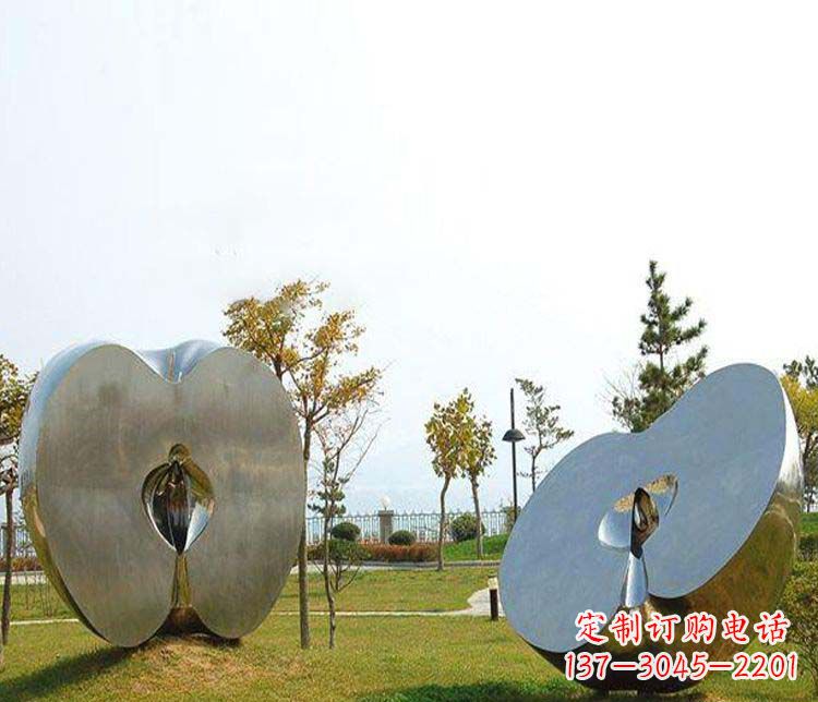 商丘不锈钢雕刻的苹果