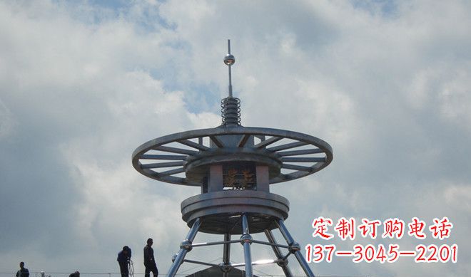 商丘不锈钢避雷针雕塑——安全守护者