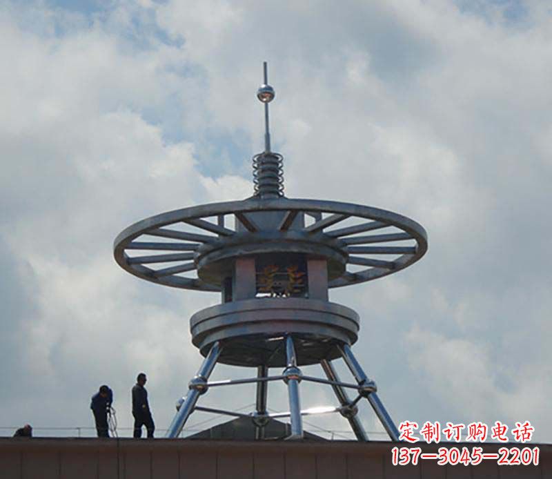 商丘不锈钢避雷针景观雕塑——安全防护与美丽结合