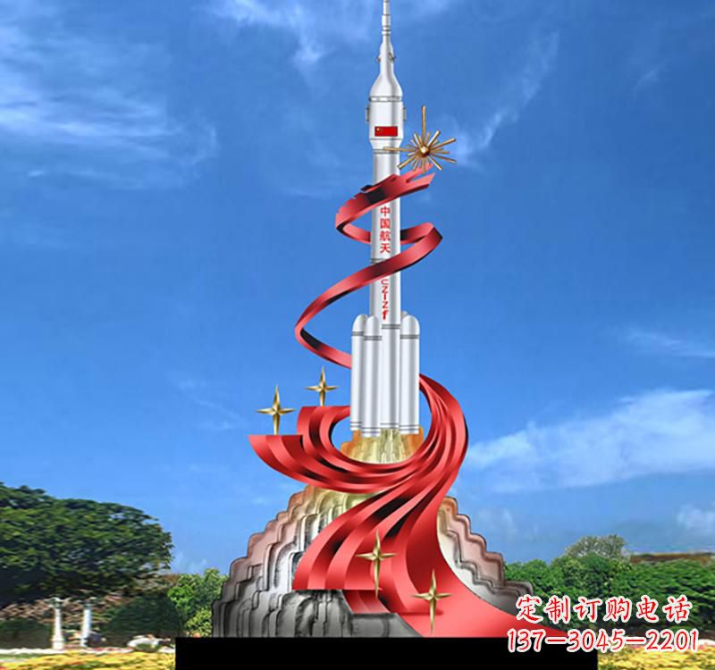 商丘嫦娥飞天——不锈钢嫦娥雕塑