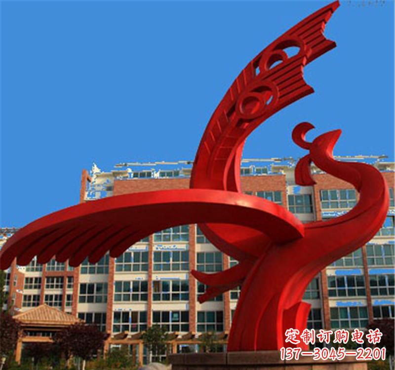 商丘不锈钢城市凤凰 雕塑
