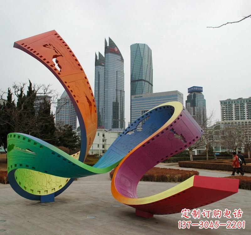 商丘精美的不锈钢城市景观雕塑