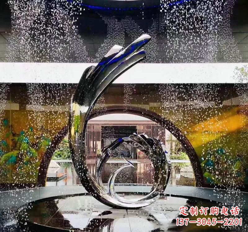 商丘不锈钢城市景观喷泉雕塑