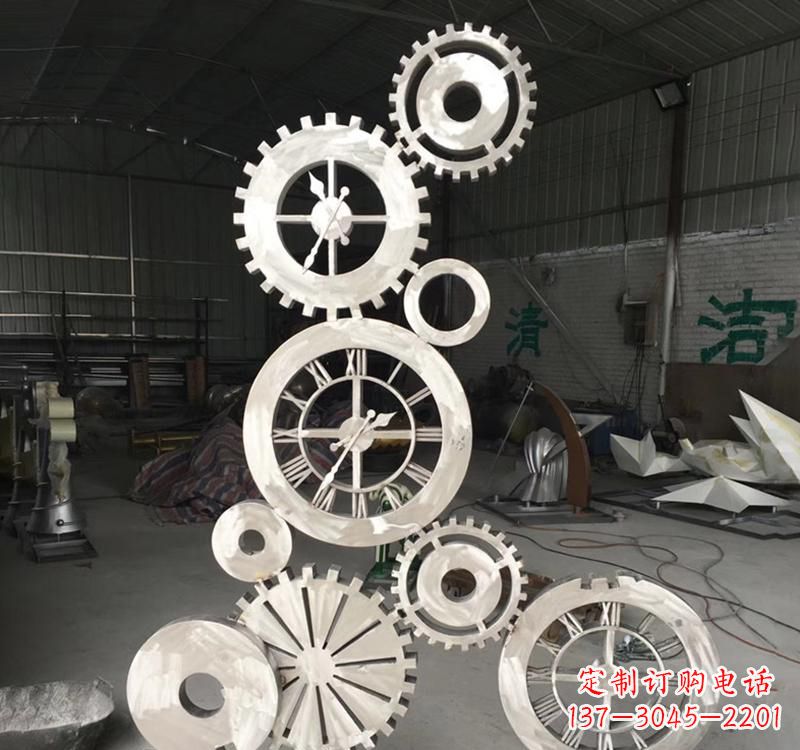 商丘齿轮雕塑精致细腻的艺术品