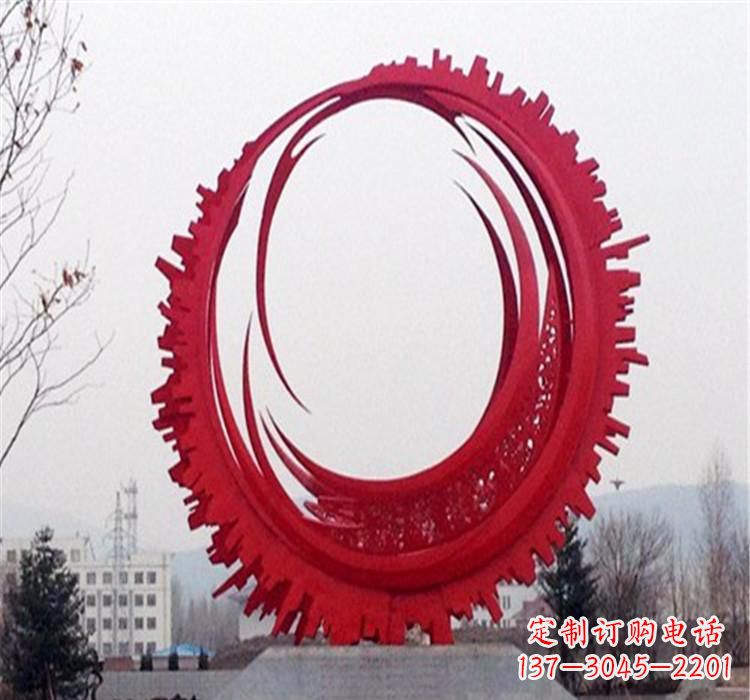 商丘不锈钢齿轮雕塑令人惊叹的精细艺术