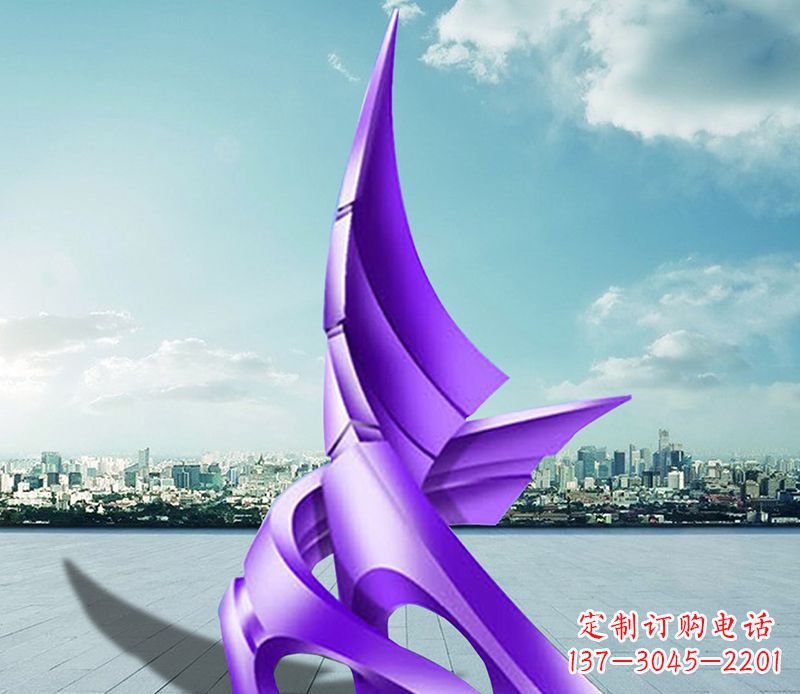 商丘不锈钢船帆雕塑静谧的海洋美景