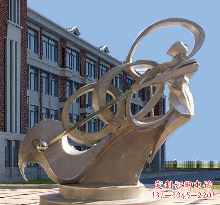 商丘不锈钢制作的高尔夫球雕塑