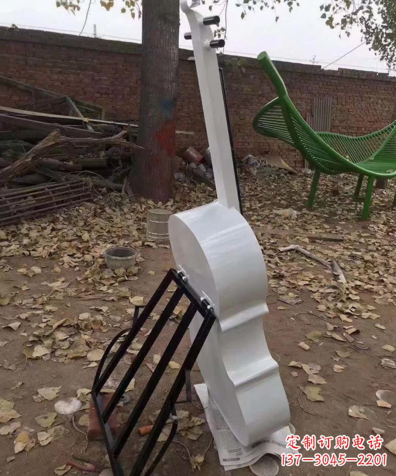 商丘不锈钢大提琴雕塑——古典音乐的艺术表现