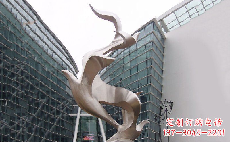 商丘不锈钢大雁雕塑