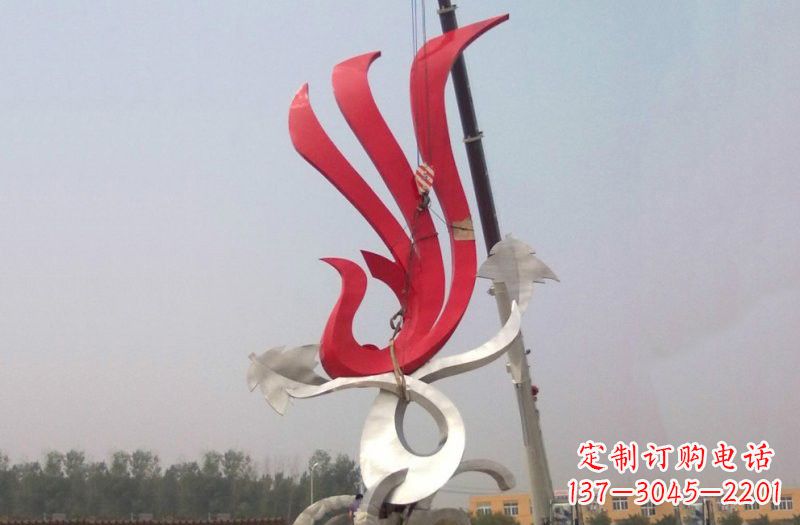 商丘不锈钢凤凰雕塑安装介绍