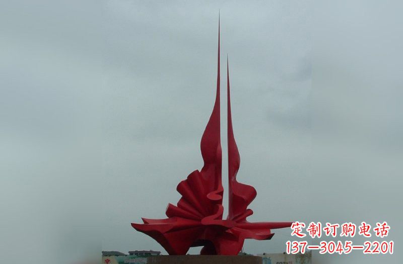 商丘精美不锈钢火炬雕塑