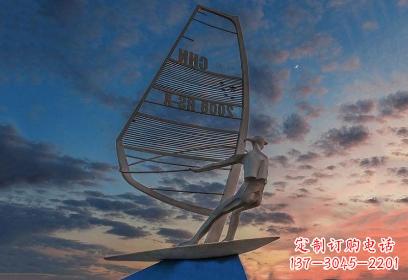 商丘不锈钢帆船雕塑——象征着美丽的梦想