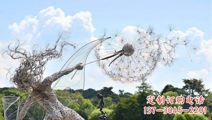 商丘不锈钢蒲公英雕塑