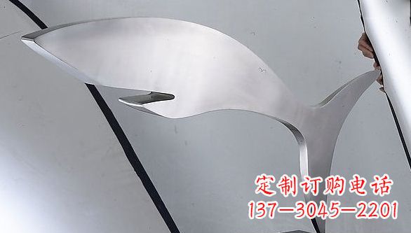 商丘不锈钢鲨鱼雕塑艺术精品