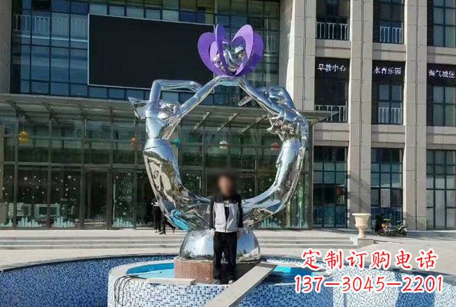 商丘不锈钢抽象跳舞的女孩雕塑