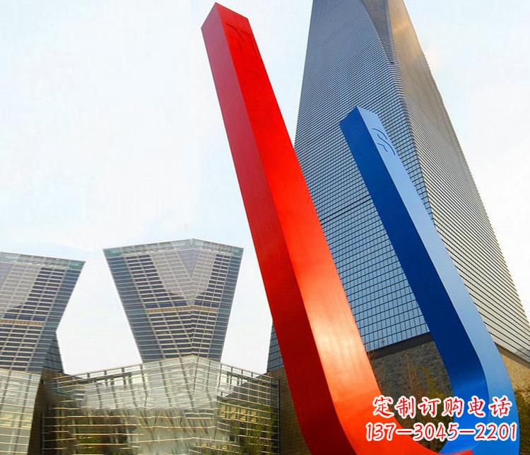商丘不锈钢磁铁景观雕塑