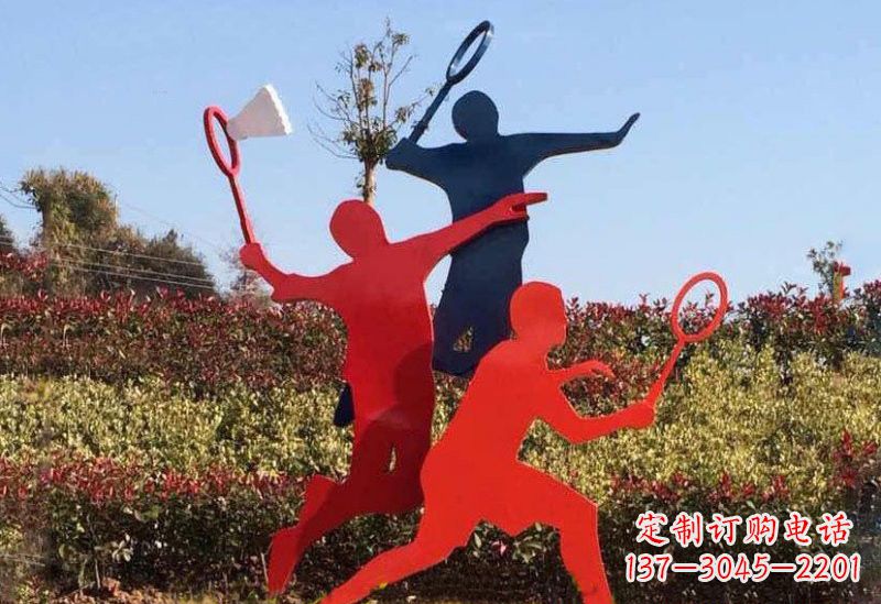 商丘不锈钢羽毛球雕塑精美绝伦