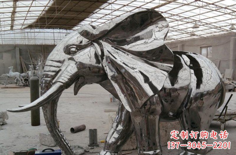 商丘不锈钢大象传承与美的结合