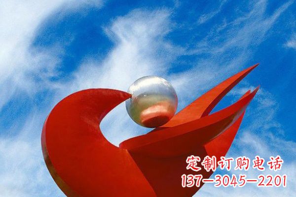 商丘“和平鸽”用不锈钢大型雕塑抒发爱与和平