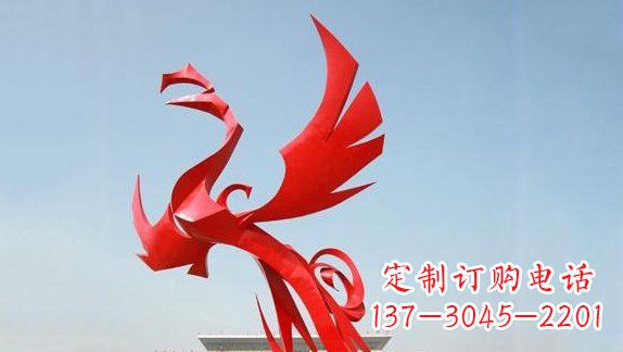 商丘不锈钢凤凰雕塑