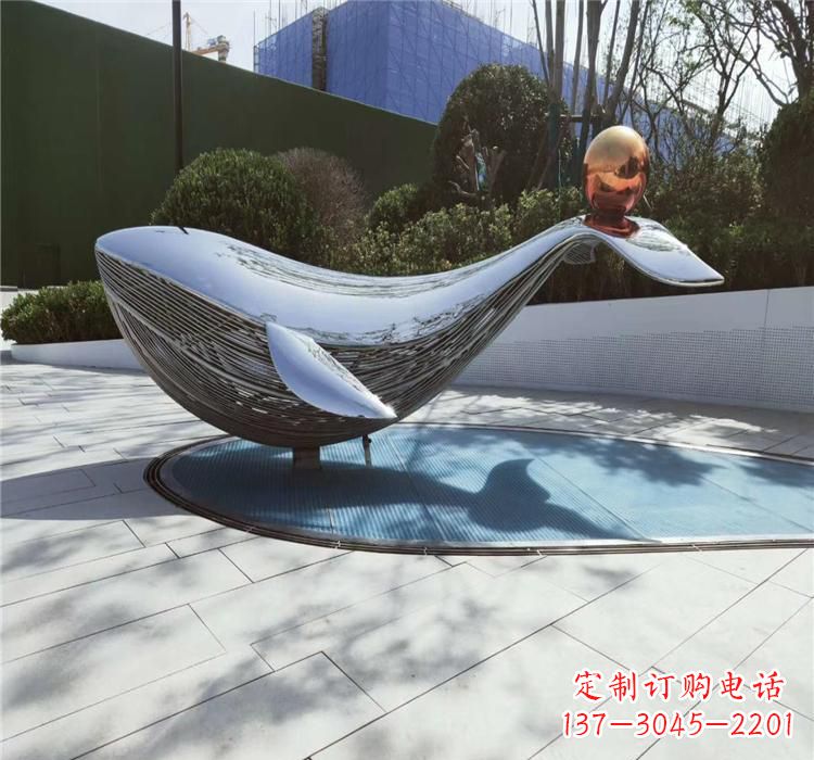 商丘不锈钢海豚雕塑艺术与科技的完美结合