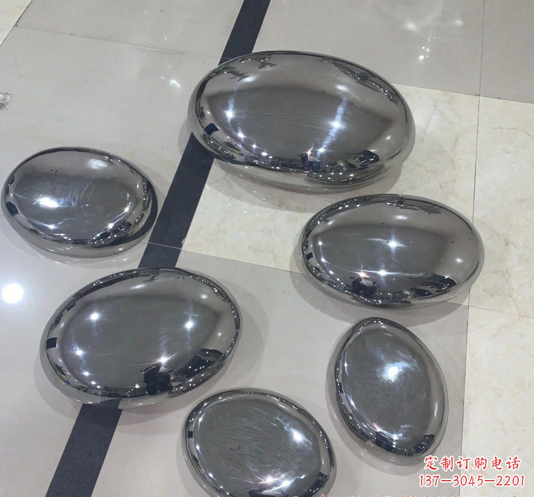 商丘不锈钢鹅卵石雕塑精美的艺术瑰宝