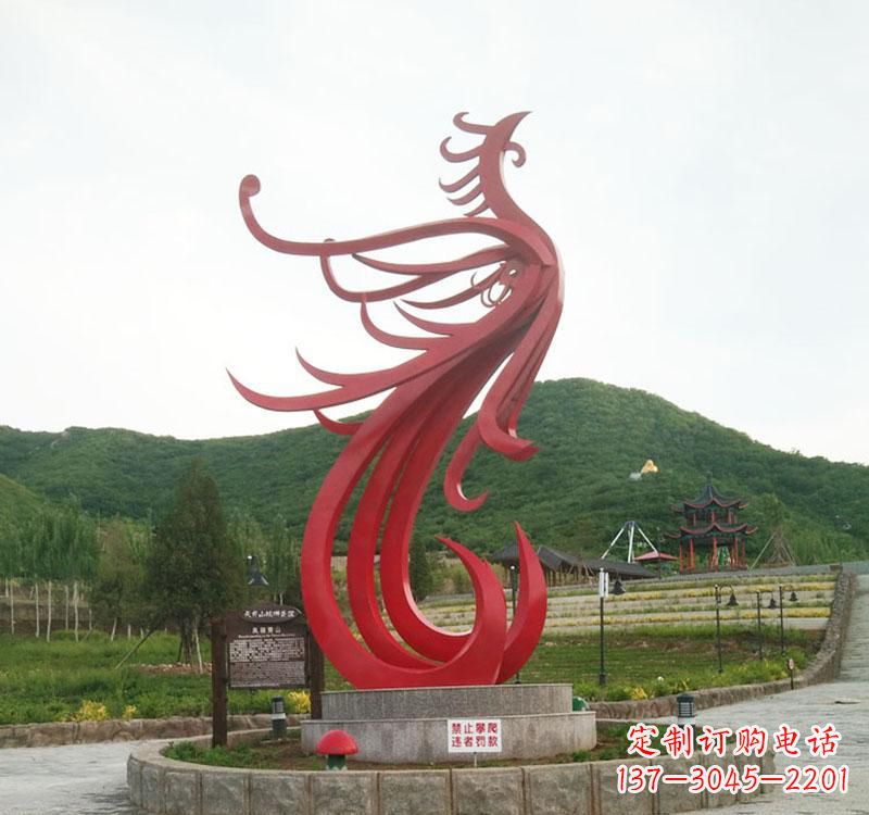 商丘不锈钢凤凰展现古老文明的传承