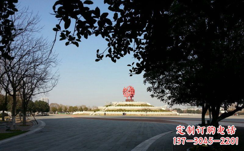 商丘不锈钢凤凰雕塑——展现传统文化之美