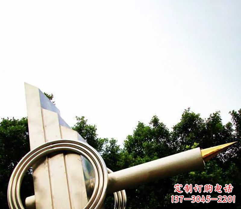 商丘不锈钢钢笔雕塑把简单的钢笔变成艺术品