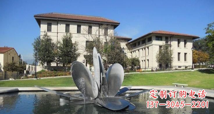 商丘不锈钢喷泉雕塑——美的象征
