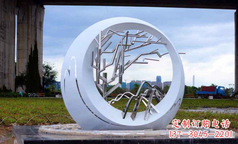 商丘不锈钢树枝雕塑艺术与环保的完美结合