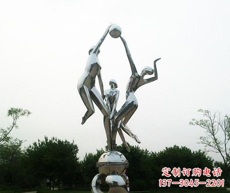 商丘排球女孩雕塑