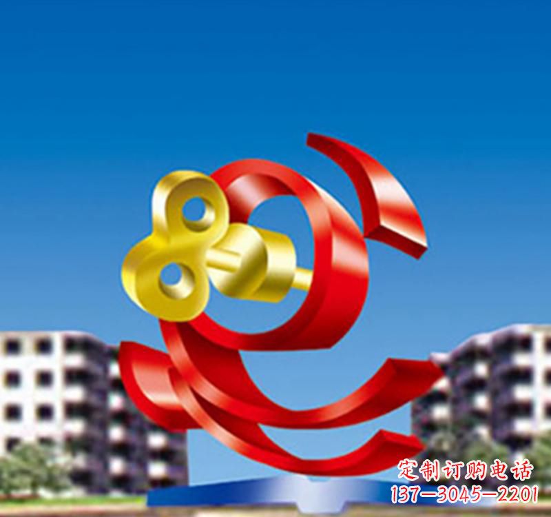 商丘不锈钢飘带雕塑给公园景观带来独特美感