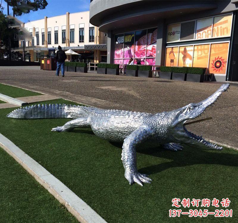 商丘不锈钢动物雕塑精美而具有艺术价值