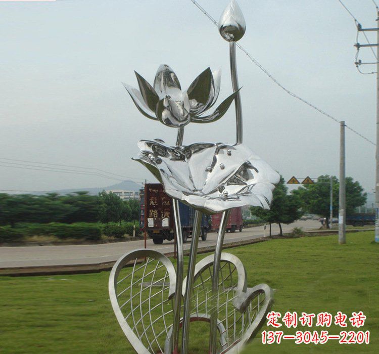 商丘不锈钢荷叶雕塑——精美优雅的艺术品
