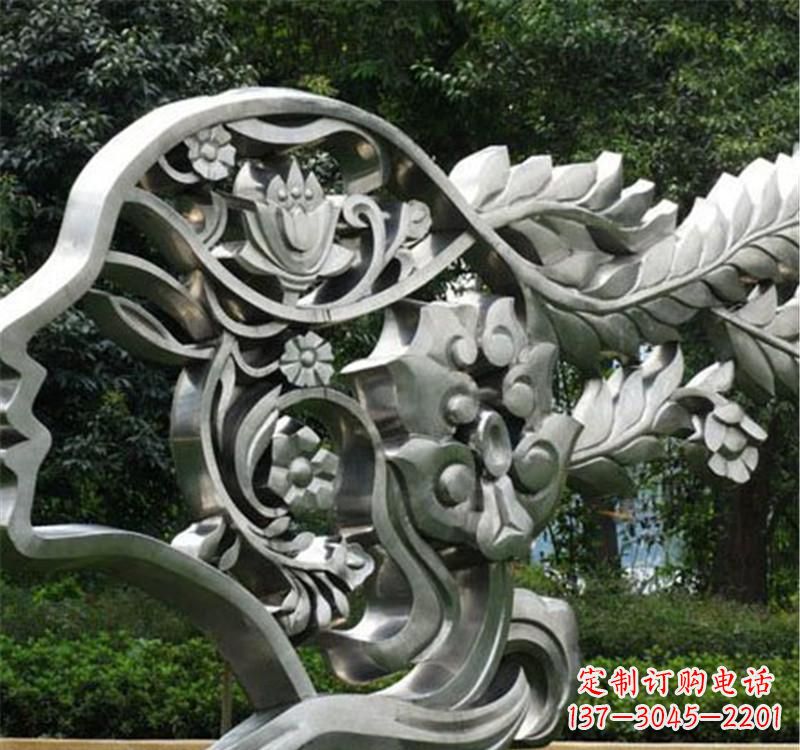 商丘不锈钢雕塑美丽的象征
